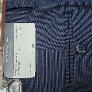 NWT Marc New York Navy Blue Skinny Suit Pants, size Youth 18
